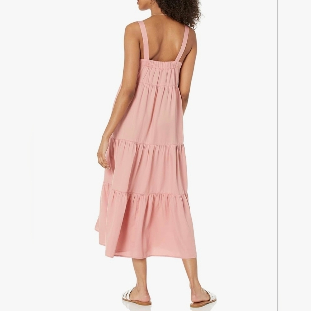 The Drop Women's Britt Tiered Midi Tent Dress #796, 1025 - Picture 7 of 11